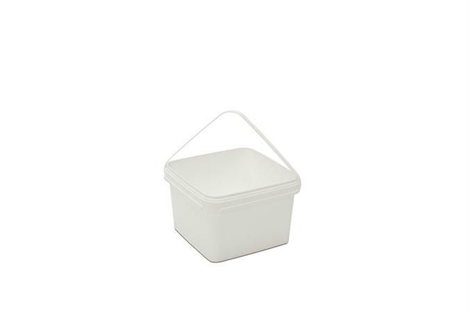 Superfos Vierkante emmer 3,5L - plastic beugel - excl. deksel