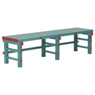 Kunststof zitbank 2000x400x450 mm