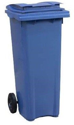 Afvalcontainer op wielen 140 L - gekleurd
