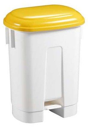 Afvalbak met deksel en pedaal - 60 L
