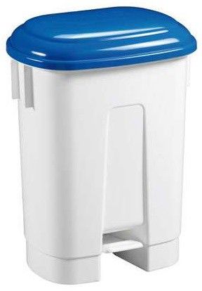 Afvalbak met deksel en pedaal - 60 L