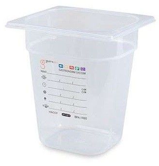 GN1/6 recipiënt (BPA free) - 200 mm - 3,4L