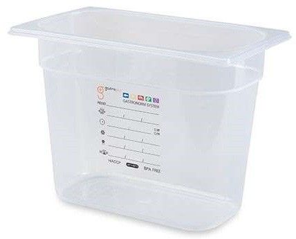 GN1/4 recipiënt (BPA free) - 200 mm - 5,5L