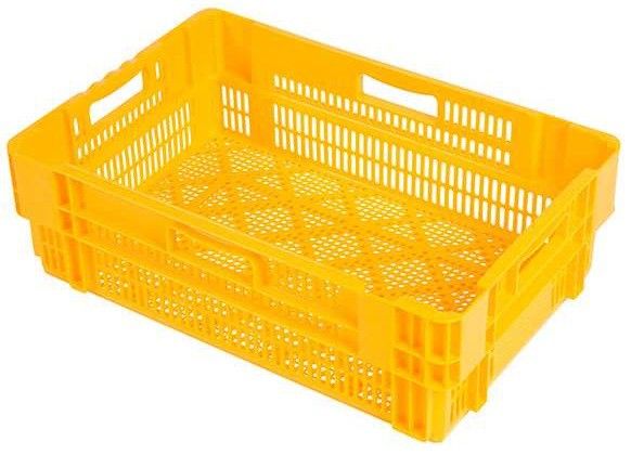 Euronorm draai-stapelkrat 600x400x190 mm - geperforeerd