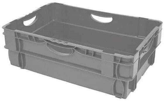 Euronorm draai-stapelkrat 600x400x190 mm - gesloten