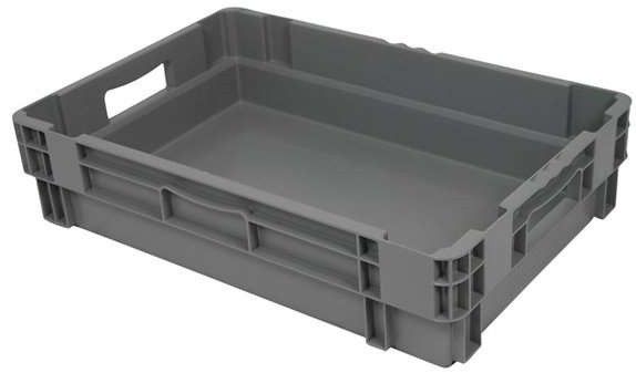 Euronorm draai-stapelkrat 600x400x140 mm - gesloten