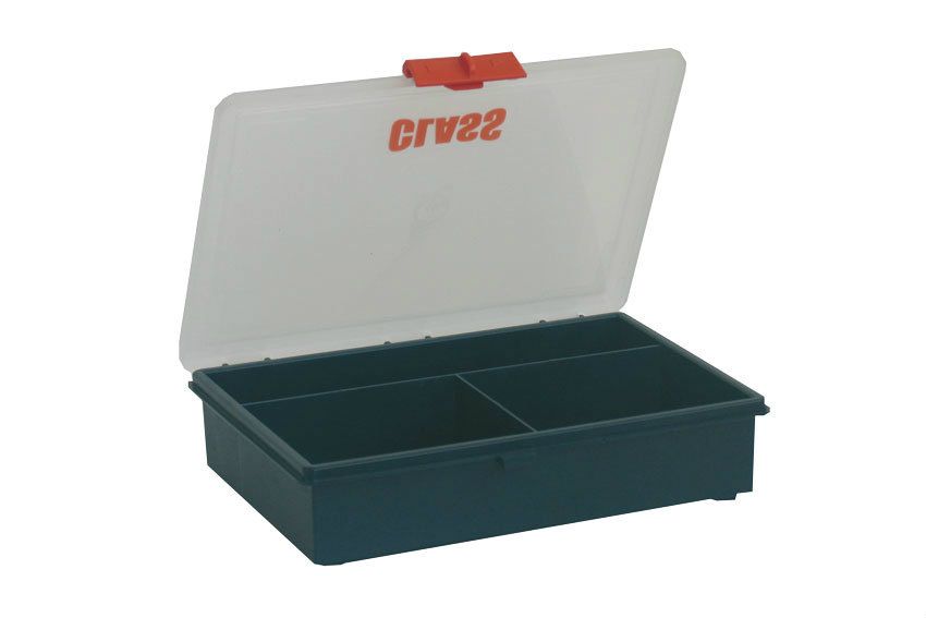 Mobil Plastic Organizer met 3 vaste vakken - 240x186x55mm