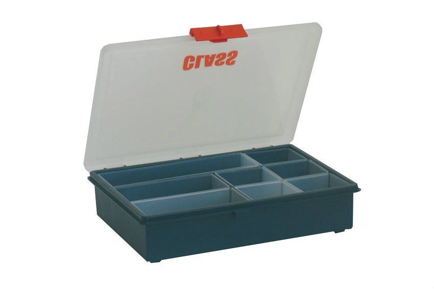 Mobil Plastic Organizer met 8 uitneembare inzetbakken - 240x186x55mm