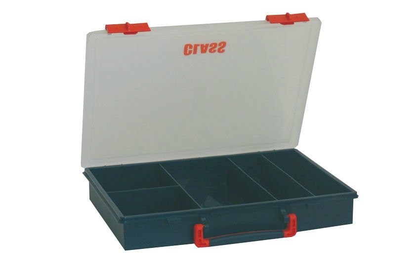 Mobil Plastic Organizer met 5 vaste vakken - 325x260x55mm