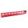 Mobil Plastic 9 kantelbakken - serie 7000 - 600x68x78mm - Rood