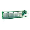 Mobil Plastic 5 kantelbakken - serie 7000 - 600x140x168mm - Groen