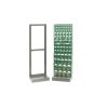 Mobil Plastic wandframe/sokkel voor kantelbakmodules - 610x250x1750mm
