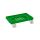 Qubb Transportonderstel - 4 PP zwenkwielen - PP gewafeld frame - Groen