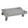 Qubb Transportonderstel 800x600mm - 4 rubber zwenkwielen - PP kader
