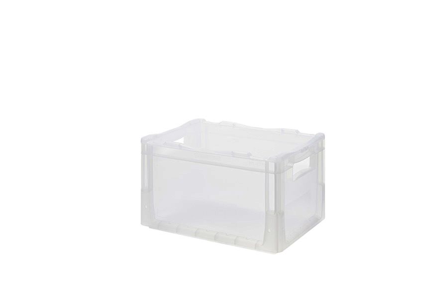 Qubb EN Stapelbak Crystal 21L - 400x300x225mm - versterkte bodem