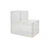 Qubb EN Stapelbak Crystal 21L - 400x300x225mm - versterkte bodem