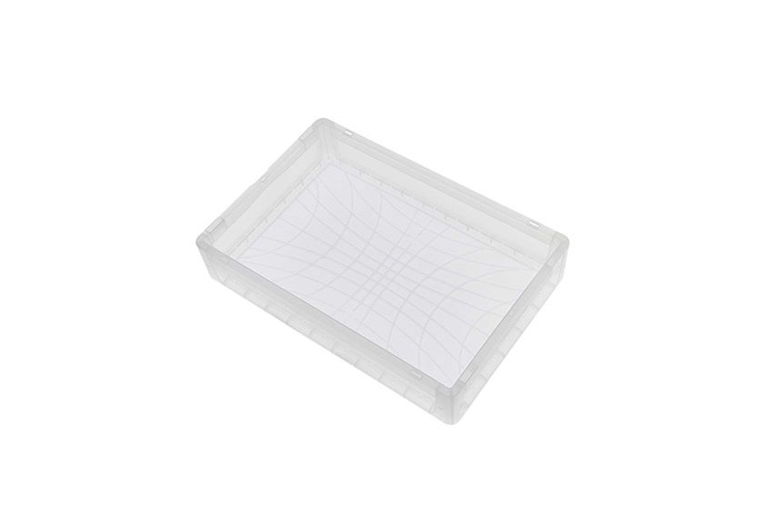 Qubb EN Stapelbak Crystal 24L - 600x400x125mm - versterkte bodem