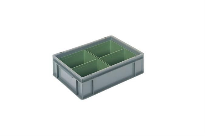 Werit EN Stapelbak Classic 11L - 400x300x120mm - gesloten handvaten