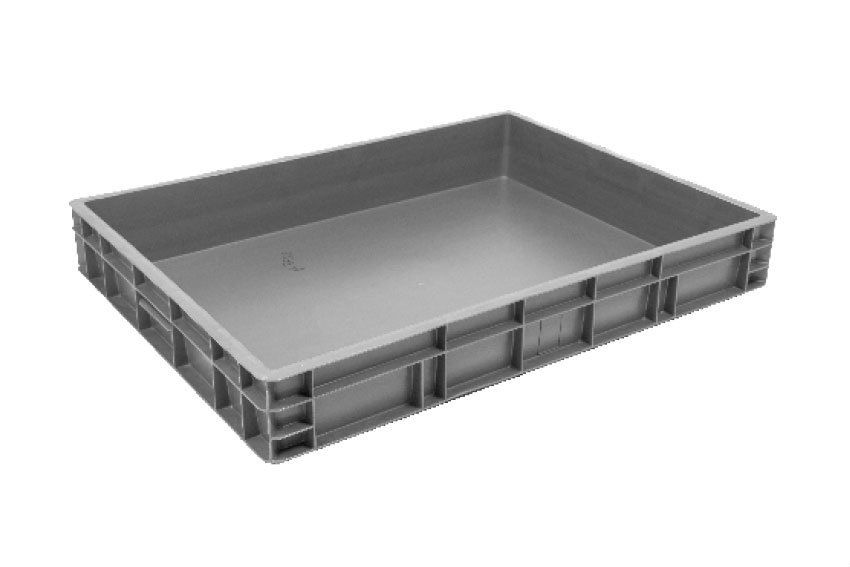Qubb EN Stapelbak Classic 45l - 800x600x120mm - gesloten handvaten