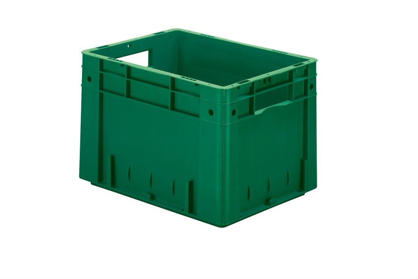 Rainbow EN Stapelbak 24L - 400x300x270mm - verstevigd - Groen