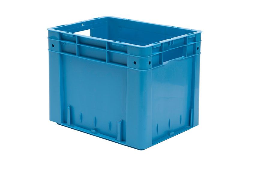 Rainbow EN Stapelbak 29L - 400x300x320mm - verstevigd - Blauw