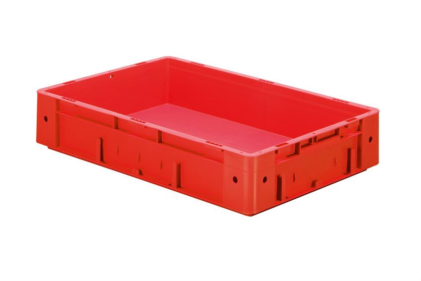 Rainbow EN Stapelbak 21L - 600x400x120mm - verstevigd - Rood