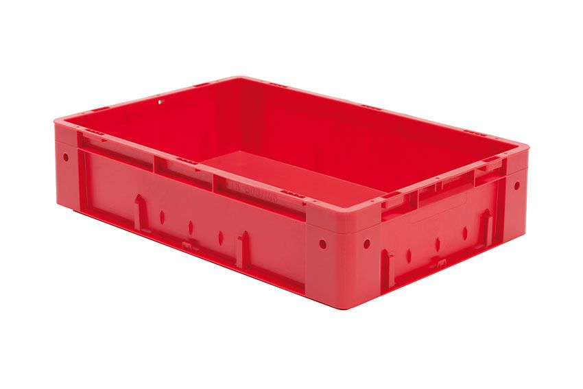 Rainbow EN Stapelbak 26L - 600x400x145mm - verstevigd - Rood