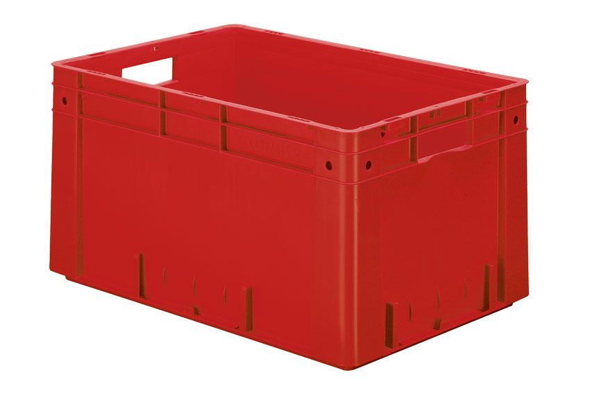 Rainbow EN Stapelbak 61L - 600x400x320mm - verstevigd - Rood