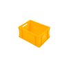 Qubb EN Stapelbak Budget 20L - 400x300x220mm - gesloten - Geel