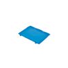 Qubb EN Scharnierend deksel Budget - 400x300x19mm - Blauw