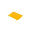 Qubb EN Scharnierend deksel Budget - 400x300x19mm - Geel