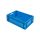 Qubb EN Stapelbak Budget 42L - 600x400x220mm - gesloten - Blauw