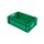 Qubb EN Stapelbak Budget 42L - 600x400x220mm - gesloten - Groen