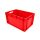 Qubb EN Stapelbak Color 60L - 600x400x320mm - gesloten - Rood
