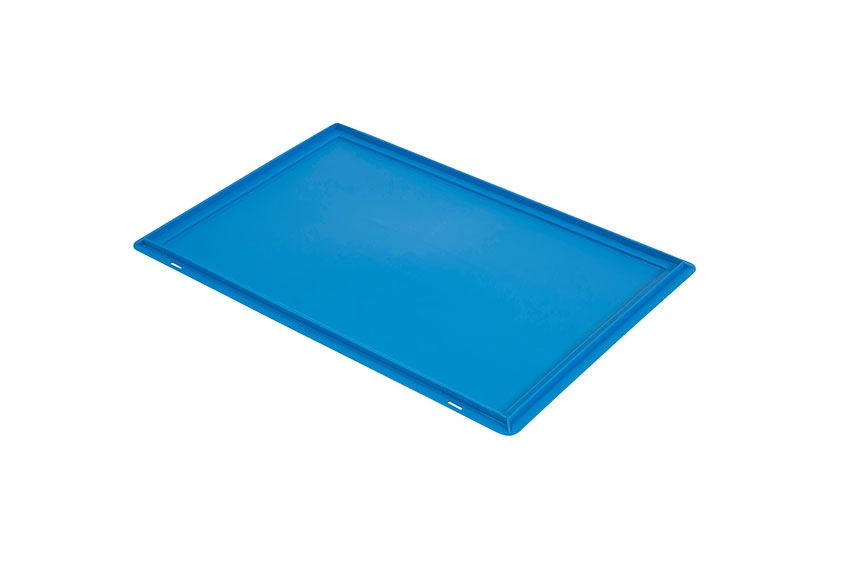 Qubb EN Opliggend deksel Color - 600x400x16mm - Blauw