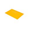Qubb EN Opliggend deksel Color - 600x400x16mm - Geel