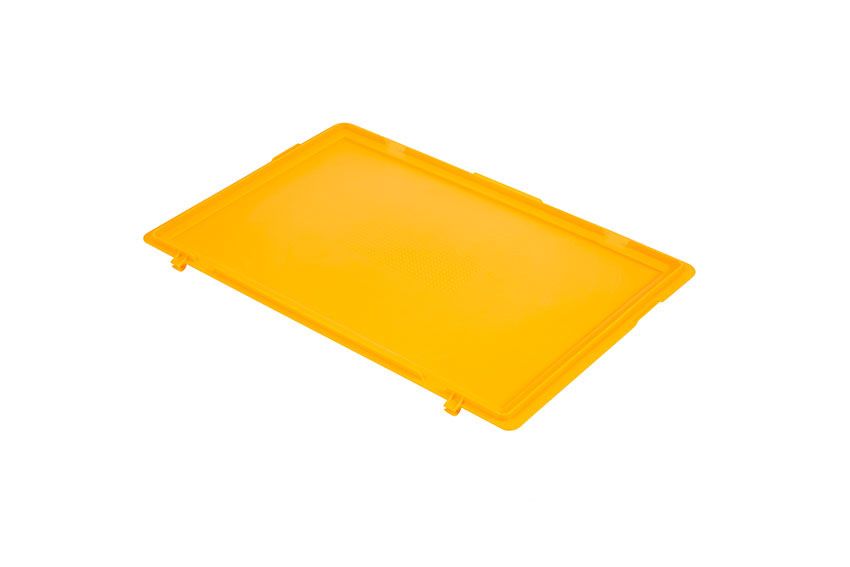 Qubb EN Scharnierend deksel Color - 600x400x16mm - Geel