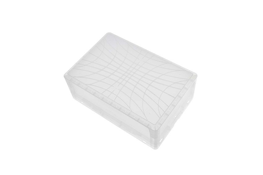 Qubb EN Stapelbak Crystal 44L - 600x400x220mm - versterkt