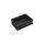 REUSE EN Stapelbak Recycled 10L - 400x300x120mm - gesloten - Zwart
