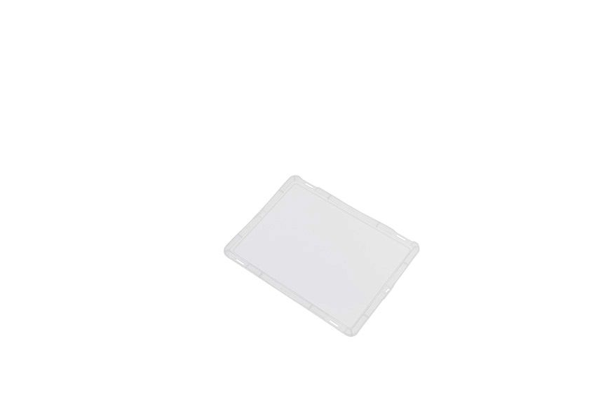 Qubb EN Clipsend deksel Crystal - 400x300x18mm