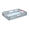 Qubb EN Vouwkrat 23,6L - 600x400x118mm - zonder deksel - geperforeerd