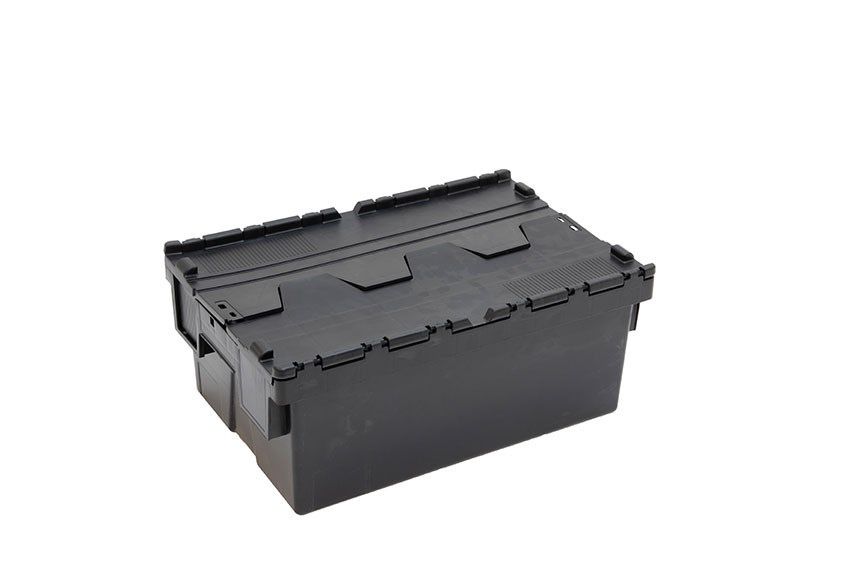 Loadhog Distributiebak Ergo 40L &ndash; 600x400x250mm - Regeneraat - Zwart