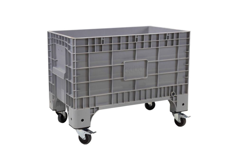 Qubb Liquid volumebox 270L - 1040x640x793mm - gesloten - 4 zwenkwielen
