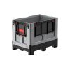 Qubb Logifold box 660L - 1200x800x953mm - 4 poten - 2 klapdeuren
