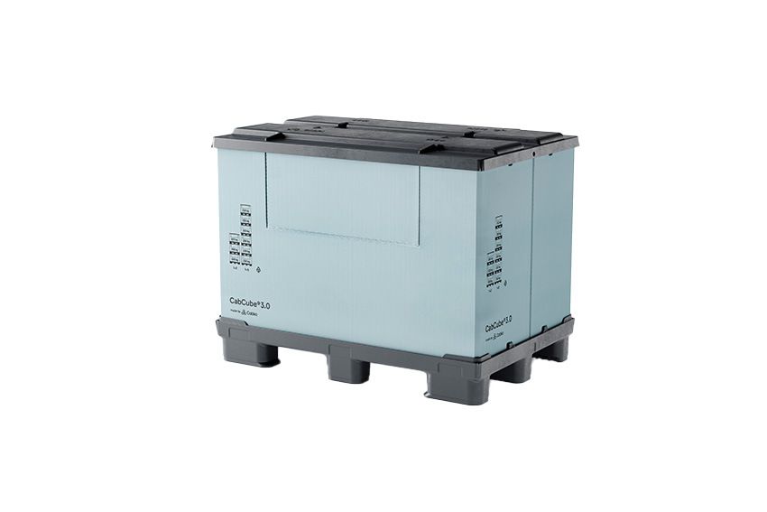 Cabka Sleeve box 722L - 1235x830x954mm - 9 poten - met klapdeur