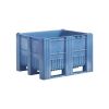 Qubb Palletbox Monobloc 470L - 1200x800x740mm - Licht blauw