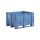 Qubb Palletbox Monobloc 470L - 1200x800x740mm - Licht blauw