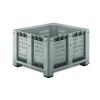 Qubb Palletbox 610l - 1200x1000x760mm - geperforeerd - 4 voeten