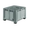 Qubb Palletbox Convex 760l - 1200x1000x850mm - gesloten - 4 poten