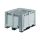 Qubb Palletbox Convex 760L - 1200x1000x870mm -gesloten - 3 sleeplatten